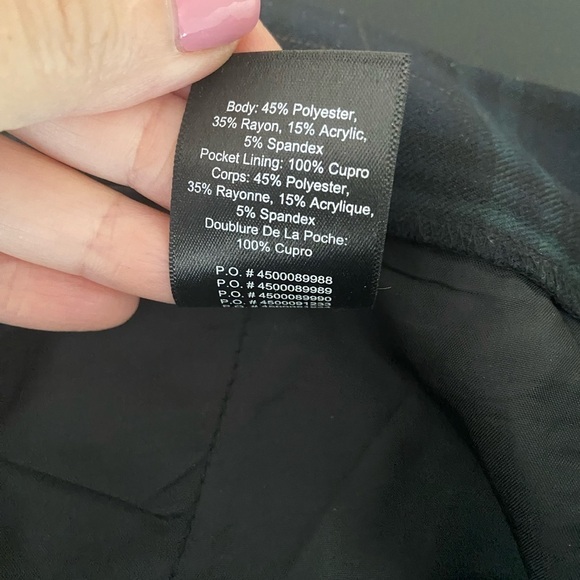 Aritzia Babaton Conan Tartan Plaid Cropped Trousers size 2 - Picture 7 of 7